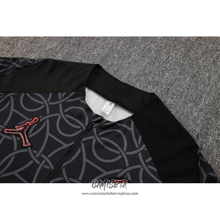 Chandal de Sudadera del Paris Saint-Germain Jordan 2024-2025 Nino Negro